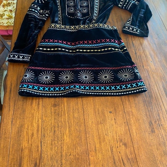 Dodo Bar Or colorful velvet mini New/ Never Worn - Picture 2 of 6